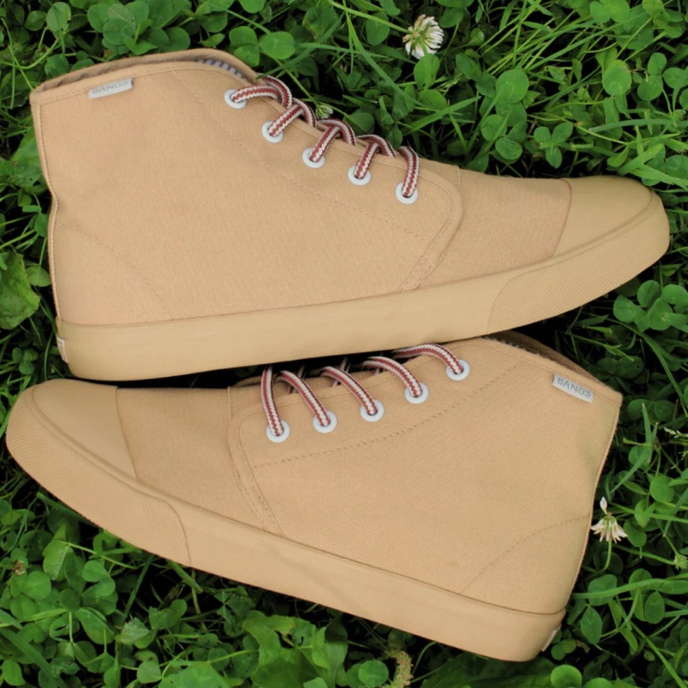 BANGS Zion Tan High Top Men’s 8, Women’s 9.5